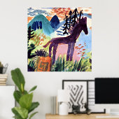 Klee - The Horse, Poster (Thuiskantoor)