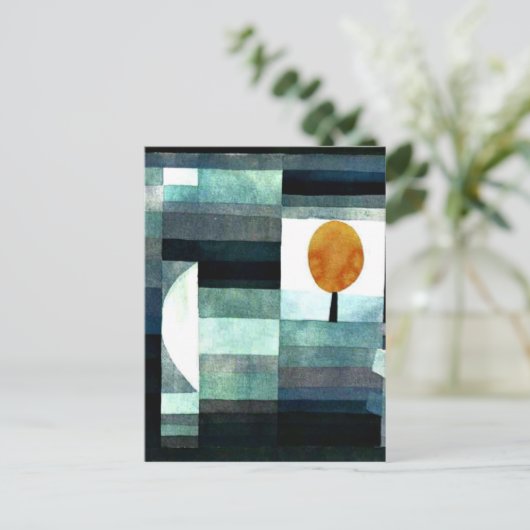 Klee - The Messenger of Autumn Briefkaart (Staand voorkant)