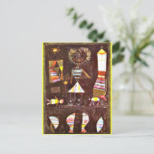 Klee - theater puppet briefkaart (Staand voorkant)