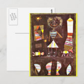 Klee - theater puppet briefkaart (Voorkant / Achterkant)