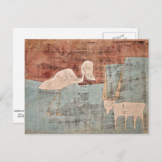 Klee - Tier Freund Schaft Briefkaart (Voorkant / Achterkant)