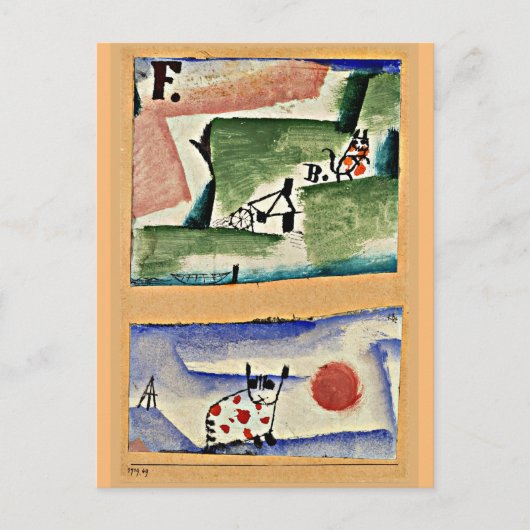 Klee - Tomcat's Turf Briefkaart (Voorkant)