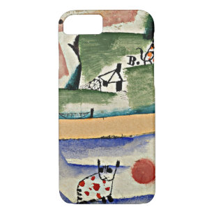Klee - Tomcat's Turf, griezelig schilderij iPhone 8/7 Hoesje