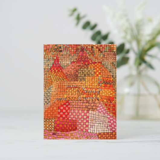 Klee - Town Castle Kr Briefkaart (Staand voorkant)