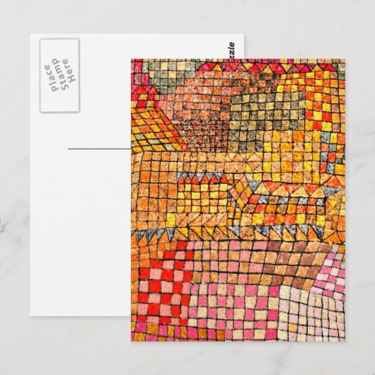 Klee - Town Castle Kr. Briefkaart (Voorkant / Achterkant)