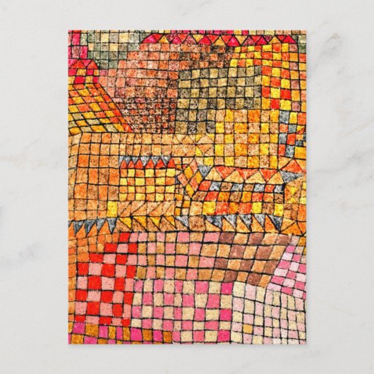 Klee - Town Castle Kr. Briefkaart (Voorkant)