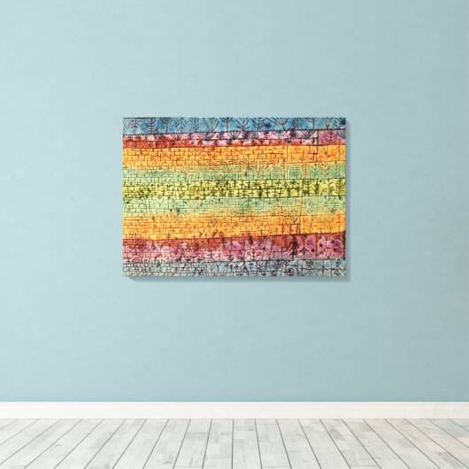 Klee - Tree Nursery Canvas Afdruk (Insitu (Houten vloer))