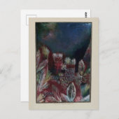 Klee - Tropische schemering, abstract schilderen, Briefkaart (Voorkant / Achterkant)