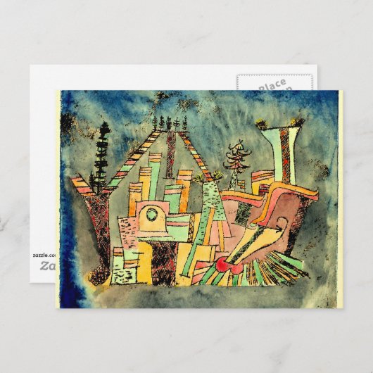 Klee - Tuin op puin Briefkaart (Voorkant / Achterkant)