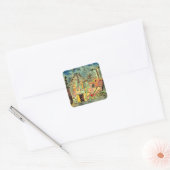 Klee - Tuin op puin Vierkante Sticker (Envelop)