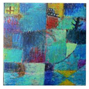 Klee - Tuinen met terrassen Tegeltje