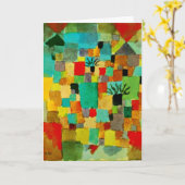 Klee - Tunesische tuinen in het zuiden Kaart (Gele Bloem)