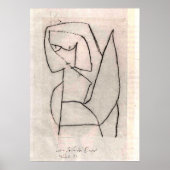 Klee - Twijfelende engel Poster (Voorkant)