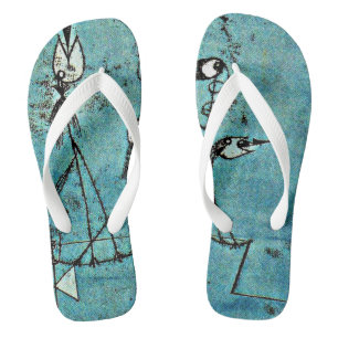 Klee - Twitterende Machine, beroemd abstract kunst Teenslippers
