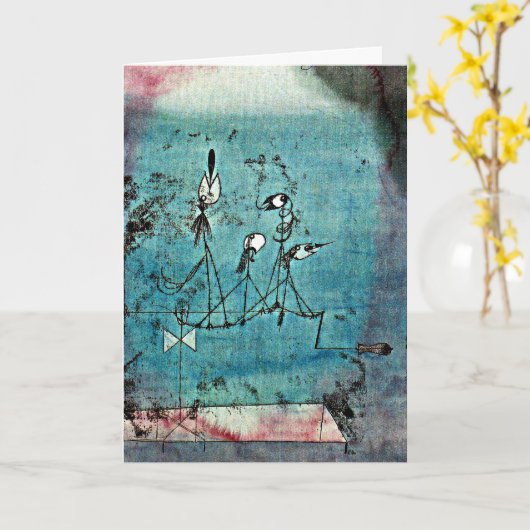 Klee - Twittermachine Kaart (Gele Bloem)