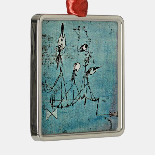 Klee - Twittermachine Metalen Ornament (Rechts)