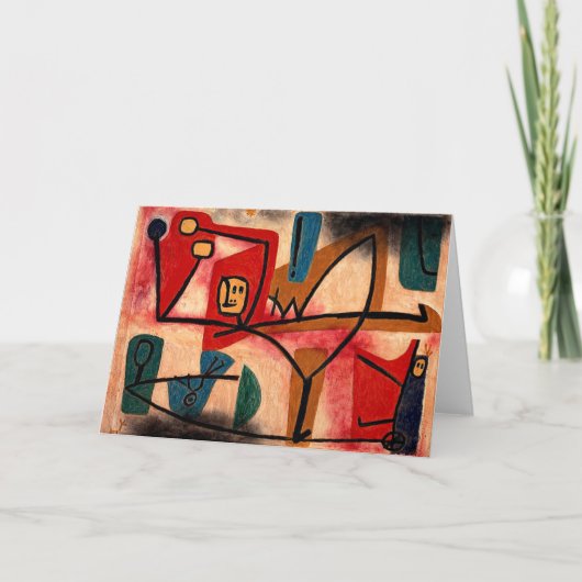 Klee - Ubermut Exuberance Feestdagen Kaart (Voorkant)