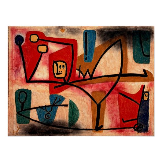 Klee - Ubermut Exuberance, Perfect Poster (Voorkant)