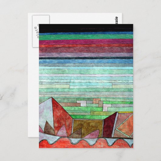 Klee - Uitzicht in het vruchtbare land Briefkaart (Voorkant / Achterkant)