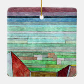 Klee - Uitzicht in het vruchtbare land Keramisch Ornament (Achterkant)