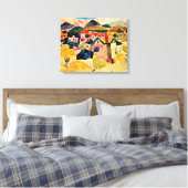 Klee - Uitzicht van Saint Germain Canvas Afdruk (Insitu (Slaapkamer))
