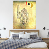 Klee - vertrek Ghost Canvas Afdruk (Insitu (Slaapkamer))