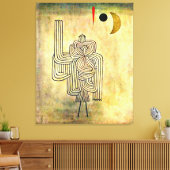 Klee - vertrek Ghost Canvas Afdruk (Insitu (Woonkamer))