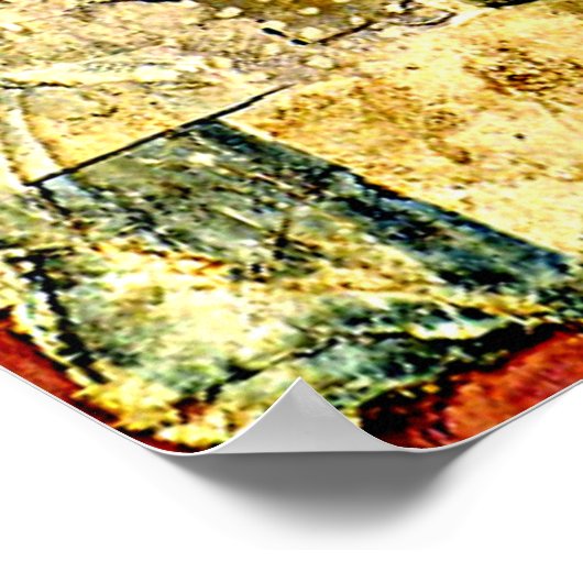 Klee - Vocal Fabric van de Singer Rosa Silber Poster (Hoek)