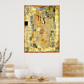 Klee - Vocal Fabric van de Singer Rosa Silber Poster (Keuken)