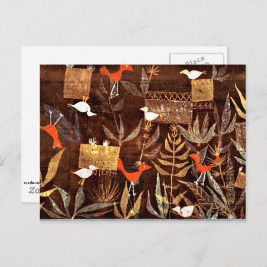 Klee - Vogelgaard Briefkaart (Voorkant / Achterkant)