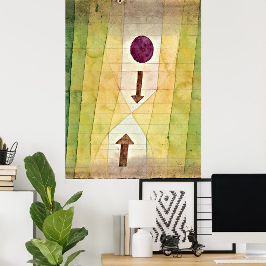 Klee - Voor de Blitz Poster (Thuiskantoor)