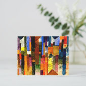 Klee - Voor de stad Briefkaart (Staand voorkant)