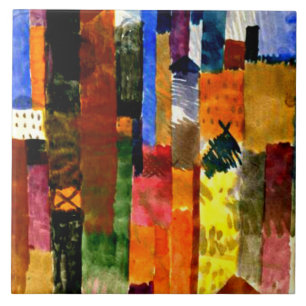 Klee - Voor de stad, Tegeltje