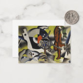 Klee - Vrouw met Keys Notitiekaartje (Voorkant / Achterkant in situ)