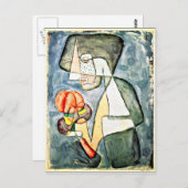 Klee - Vrouw met tomaat Briefkaart (Voorkant / Achterkant)