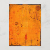 Klee - Vruchten op rood Briefkaart (Voorkant)