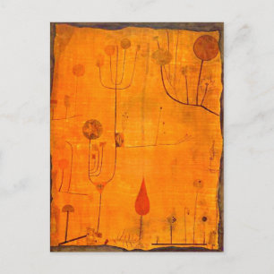 Klee - Vruchten op rood Briefkaart