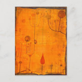 Klee - Vruchten op rood Briefkaart (Voorkant)