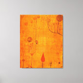 Klee - Vruchten op rood Canvas Afdruk (Voorkant)