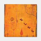 Klee - Vruchten op rood Magneet (Voorkant)