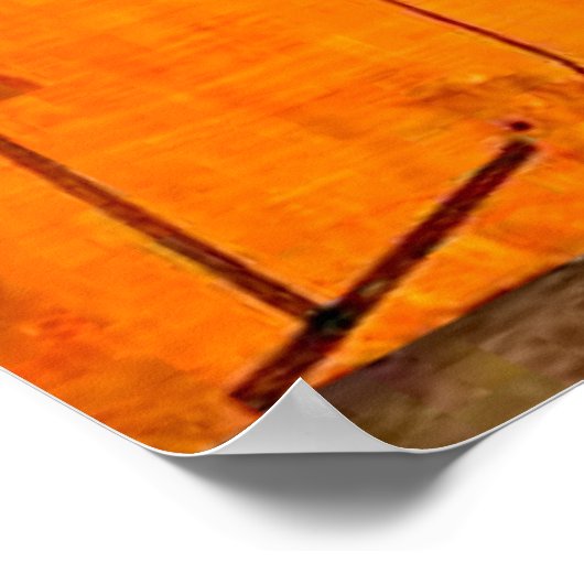 Klee - Vruchten op rood Poster (Hoek)