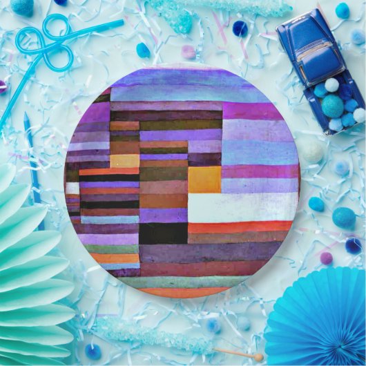 Klee - Vuur in de avond Papieren Bordje (Feest)