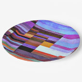 Klee - Vuur in de avond Papieren Bordje (Gekanteld)