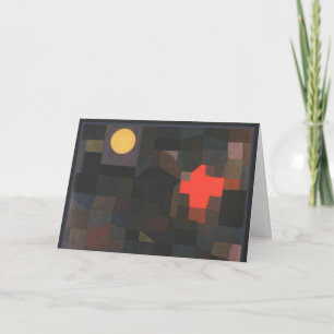 Klee - vuur, volle maan, kaart