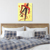 Klee - Warm Canvas Afdruk (Insitu (Slaapkamer))