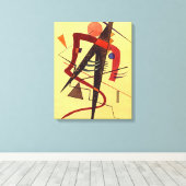Klee - Warm Canvas Afdruk (Insitu (Houten vloer))