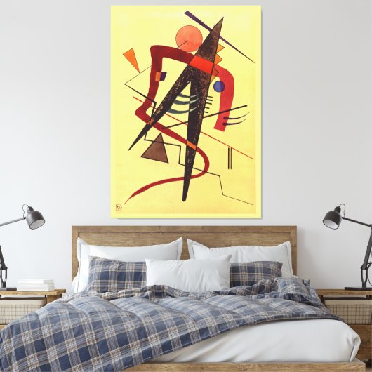 Klee - Warm Canvas Afdruk (Insitu (Slaapkamer))