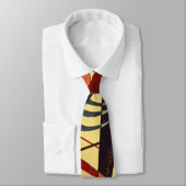 Klee - Warm, kleurrijke abstracte kunst Stropdas (Gebonden)