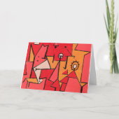 Klee - Warmte, kleurrijk schilderij, Kaart (Voorkant)