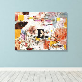 Klee - Watervogels - Eend, Canvas Afdruk (Insitu (Houten vloer))